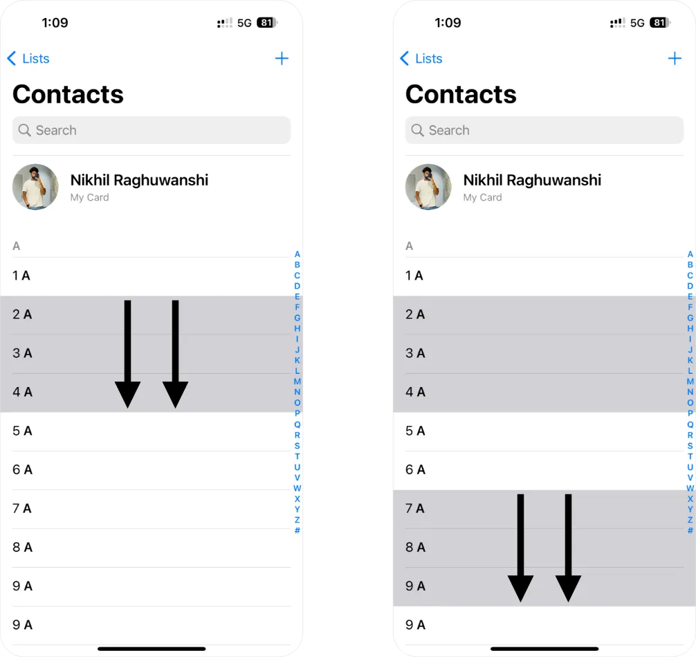 how to delete multiple contacts on iphone