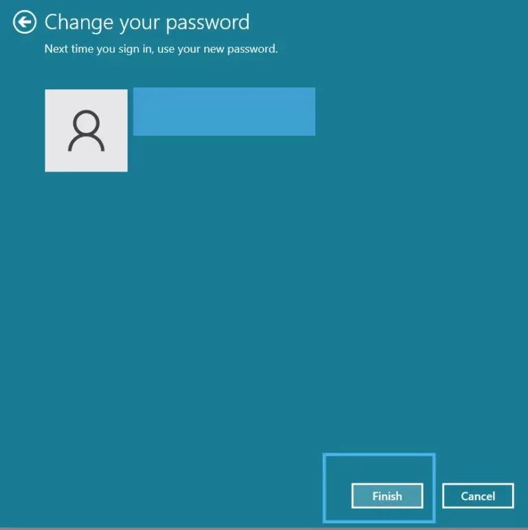 Change Password In Windows 11